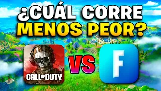 ¿CUAL BATTLE ROYAL ESTA PEOR OPTIMIZADO? WARZONE MOBILE VS FORNITE MOBILE