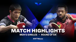 Kazuhiro Yoshimura vs Ibrahima Diaw | WTT Star Contender Doha 2021 | Men's Singles | Round of 64