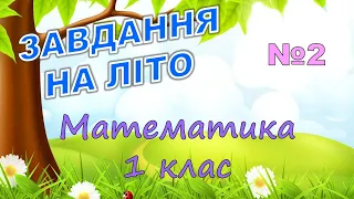 Завдання на літо. Взаємозв'язок дій додавання і віднімання. Математика 1 клас – №2