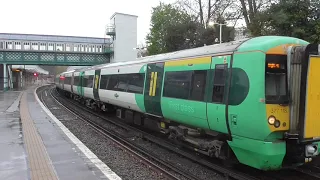 Southern Class 377 118 Departure Lewes for Brighton