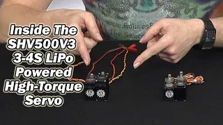 Next Level Servo! Features & Specs Of The New 3-4S LiPo Capable BLS SHV500V3 Servo - Holmes Hobbies