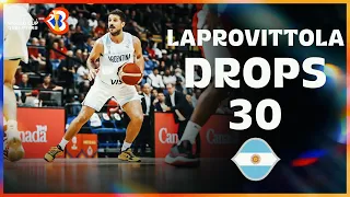 Nicolás LAPROVITTOLA 🇦🇷 | Full Highlights | 30 PTS | #FIBAWC 2023 Qualifiers