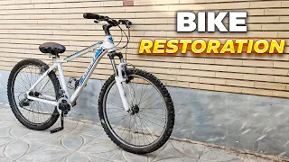 CHEAP BIKE RESTORATION | I Turned A $50 Trash Bicycle Into An Amazing Mountain Bike