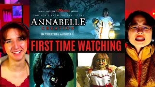 The GIRLS REACT to *Annabelle Creation* IT IS TERRIFYING!! (First Time Watching) Horror Movies