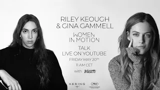 Riley Keough & Gina Gammell - Kering Women in Motion Talk - Cannes 2022