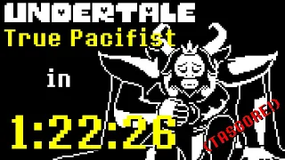 Undertale True Pacifist Speedrun in 1:22:26 (Former WR)