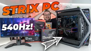 Herní bestie od Asus s 540Hz monitorem? To CHCEŠ!