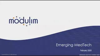 Richard Oberreiter, CEO of Modulim || Emerging Medtech Summit 2020