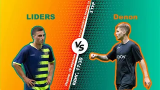 Полный матч | LIDERS 3 - 5 Denon | Турнир по мини-футболу в городе Киев