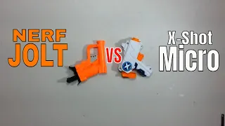 Showdown of the Brands Nerf Jolt vs X-Shot Micro