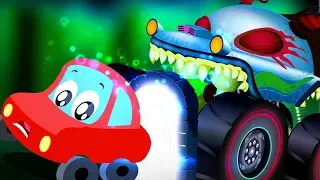 Little Red Car: Stories of the Dark | Children Songs & Cartoon Videos - Kids Channel