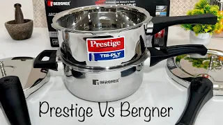 Prestige Vs Bergner triply steel cooker review | Best 2L/2.5L Cooker