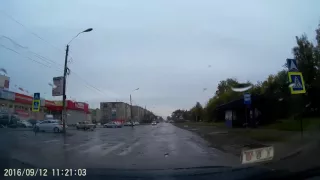 Город Новоалтайск улица Прудская Космонавтов дождь