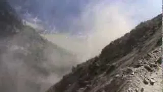 LEH LADAKH, INDIA, LANDSLIDE AT ZOJILA PASS, VIDEO BY PRASHANT OAK, NAGPUR