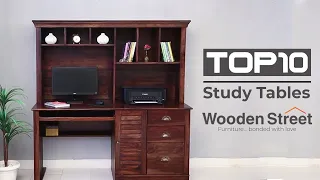 Study Table Design Ideas  - 10 Amazing Study Table & Computer Table Designs by Wooden Street