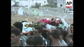 WEST BANK: FUNERAL OF ALLEGED ISRAELI POLICE BRUTALITY VICTIM