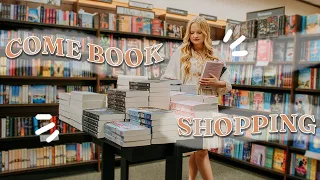 COME BOOK SHOPPING WITH ME  cozy fall book shopping + book haul 🍁 bookstore hopping 3 stores!