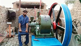 Engine Power Starting - Old Ruston Engine Startup - Na Kabale Yakin Power Engine Starting