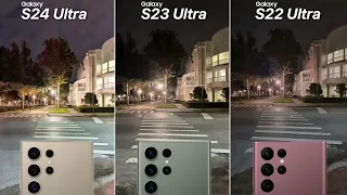 Samsung Galaxy S24 Ultra VS Galaxy S23 Ultra VS Galaxy S22 Ultra Camera Test Comparison