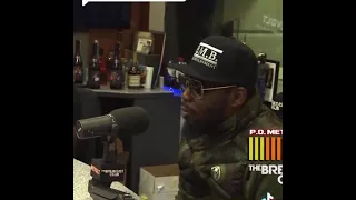 Beanie Sigel checks Charlamagne the God Breakfast Club