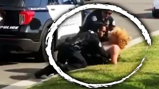 Cop Punches Woman After She Was Handcuffed