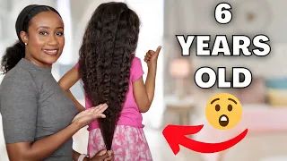 How I Grew My Daughters Hair Long & Healthy | Length Retention & Anti Breakage Tips