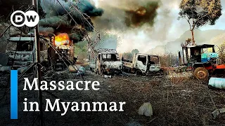 Myanmar military accused in massacre of at least 30 civilians | DW News