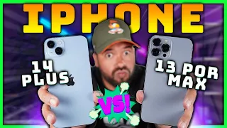 IPHONE 13 PRO MAX vs IPHONE 14 PLUS qual COMPRAR? 🔥