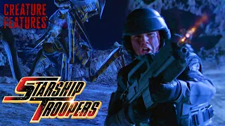 Landing on an arachnid alien planet | Starship Troopers | Creature Features