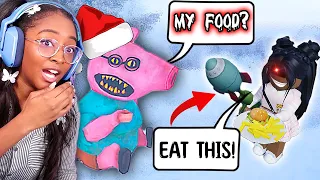 Roblox Hungry Pig... but I HAVE A ROCKET LAUNCHER!! (Christmas Update)