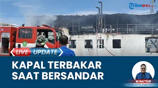 Kapal Roro Terbakar di Pelabuhan Bengkalis Diduga Akibat Korsleting, Tak Ada Korban Jiwa