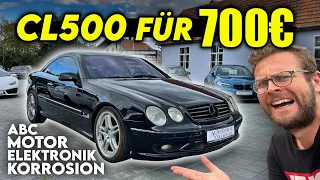 IST DER NOCH ZU RETTEN? Mercedes CL500 für 700€ | Kaufberatung & Gebrauchtwagencheck | Fahr doch