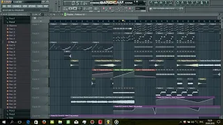 Fl studio Sander van Doorn, Martin Garrix & DVBBS ft  Aleesia - Gold Skies(Casey AS! remix)