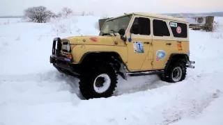 УАЗ Буханка vs УАЗ vs ГАЗ 69 По снегу [Off Road 4х4]
