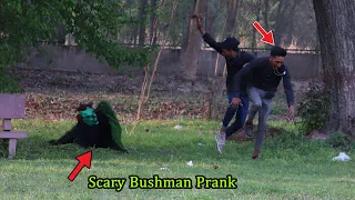 😂😄Still watch end Scary Grass man Prank| Funny Prank with ball⚽