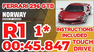 Asphalt 9 - FERRARI 296 GTB Grand Prix Round 1 | 1⭐ Touchdrive Instructions | Winds of Change