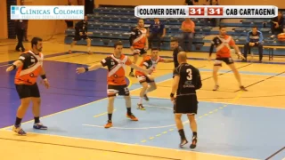 BALONMANO COLOMER DENTAL ALGECIRAS CAB CARTAGENA fase ascenso