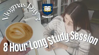 Vlogmas Day 3 | 8 Hours of Straight Productivity | Day in the Life PhD Student