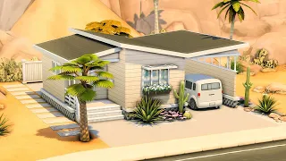 Base Game Starter Home in Oasis Springs 🌵 The Sims 4 Speed Build | No CC​