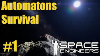 Exploring An Unknown Star System | Space Engineers Automatons Survival ep1