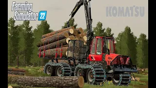 [FS22] Forwarding with Komatsu 895!