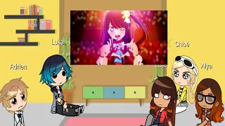 Mlb react to Marinette as Ai Hoshino