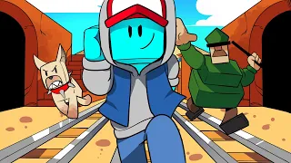 Eu Recriei o Subway Surfers no Minecraft!