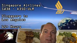 Trip Report | Singapore Airlines A350ULR | Singapore to Los Angeles | Premium Economy Seat