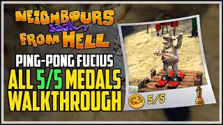 Neighbours Back From Hell - Ping-Pong Fucius - All Medals 100% Walkthrough