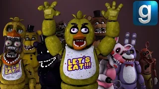 Gmod FNAF | Chica Tries To Take Over The World