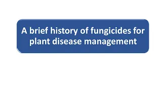 A brief history of fungicides for plant disease management │Fungicide use and development in India