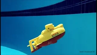 Robb Reviews $29 RC Model Submarine underwater test- better than I thought.