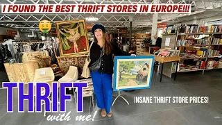 I FOUND THE BEST THRIFT STORES IN EUROPE!!! Thrift With Me! You Will LOVE Bruges, Belgium!