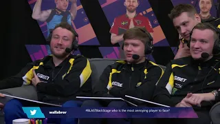 s1mple about who is the most annoying player to play against